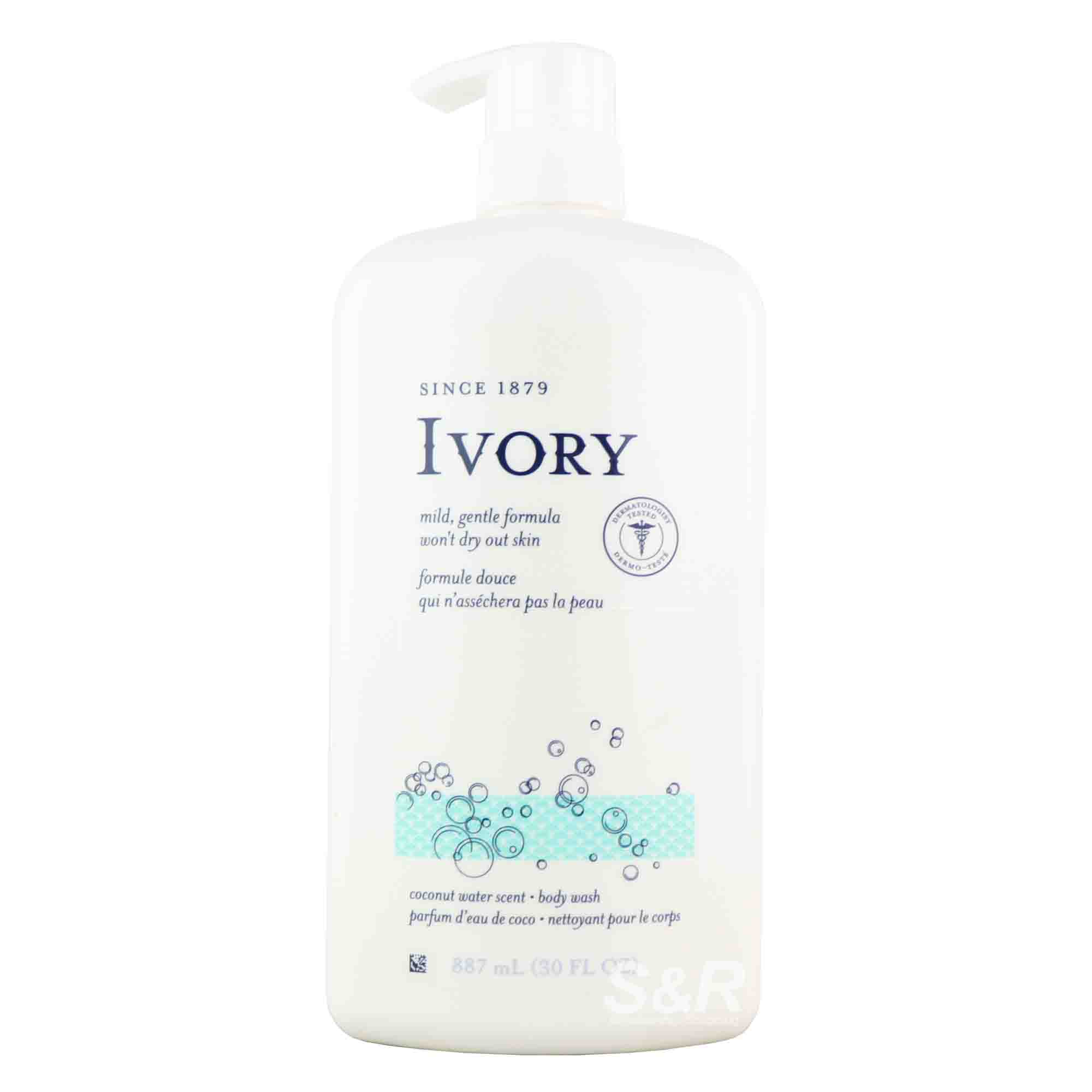 Ivory Coconut Water Scent Body Wash 887mL Ivory Coconut Water Scent Body Wash 887mL